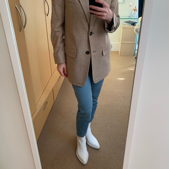 SOLD: MARSELL White Coneros Western Boho Leather Boots - Picture 6 of 7